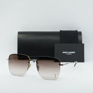 Saint Laurent SL312M 008 Square Sunglasses - Gold\Brown Gradient